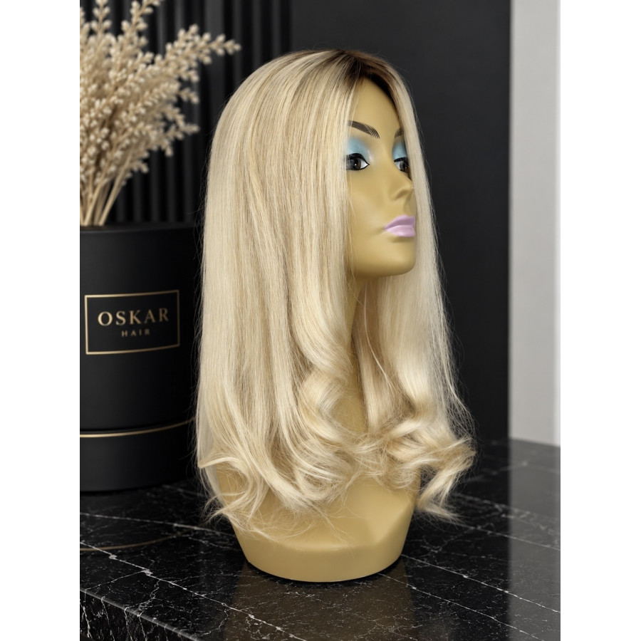 Top Lace Ombre Saten Natural/ Blond Platinat
